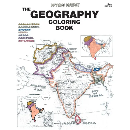 The Geography Coloring Book