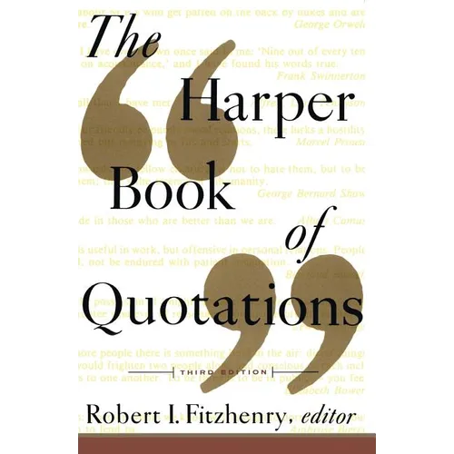 The Harper Book of Quotations Revised Edition