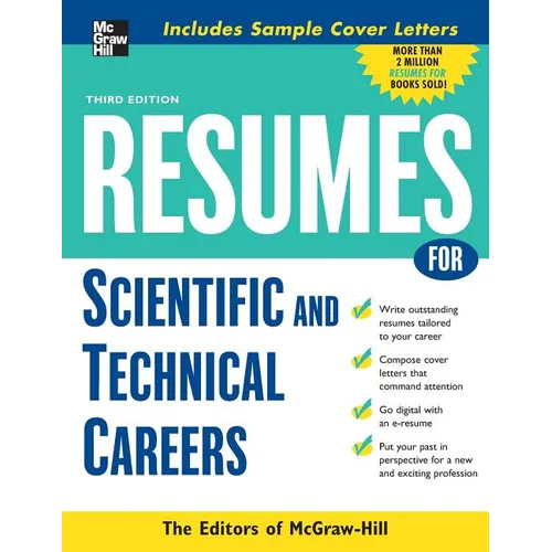Resumes for Scientific and Technical Careers