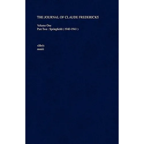 The Journal of Claude Fredericks