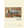 Vintage Lined Notebook Greetings from San Rafael, California