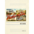 Vintage Lined Notebook Greetings from Washington, DC