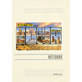 Vintage Lined Notebook Greetings from Iowa