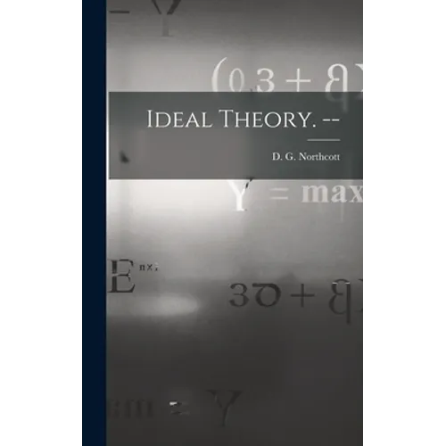 Ideal Theory. --