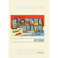 Vintage Lined Notebook Greetings from Daytona Beach, Florida