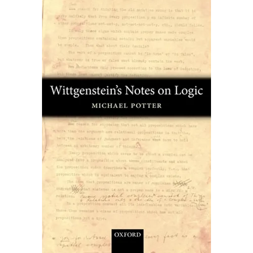 Wittgenstein's Notes on Logic