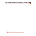 Get Ready! for Social Studies U.S History