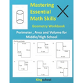 Mastering Essential Math Skills: Geometry Workbook ( Perimeter, Area and Volume for Middle/High School ) - kingschool