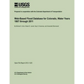 Web-Based Flood Database for Colorado, Water Years 1867 through 2011
