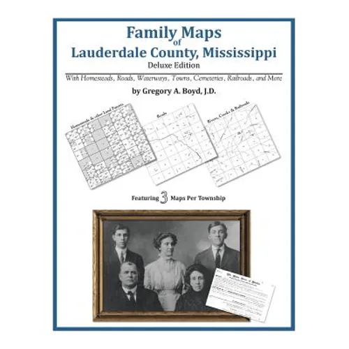 Family Maps of Lauderdale County, Mississippi