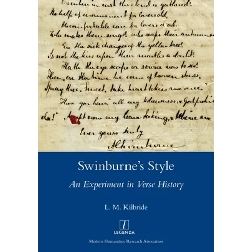 Swinburne's Style: An Experiment in Verse History