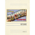 Vintage Lined Notebook Greetings from Jacksonville, Florida