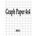 Graph Paper 4x4: 200 Pages 8.5" X 11"