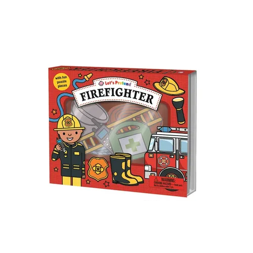 Let's Pretend: Firefighter Set: With Fun Puzzle Pieces