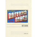Vintage Lined Notebook Greetings from Daytona Beach, Florida