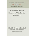 Materials Toward a History of Witchcraft