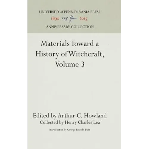 Materials Toward a History of Witchcraft - Hardcover