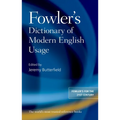 Fowler's Dictionary of Modern English Usage