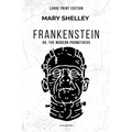Frankenstein: or, The Modern Prometheus (Large Print Edition)