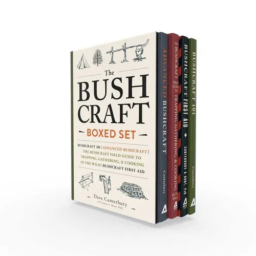 The Bushcraft Boxed Set: Bushcraft 101; Advanced Bushcraft; The Bushcraft Field Guide to Trapping, Gathering, & Cooking in the Wild; Bushcraft First A