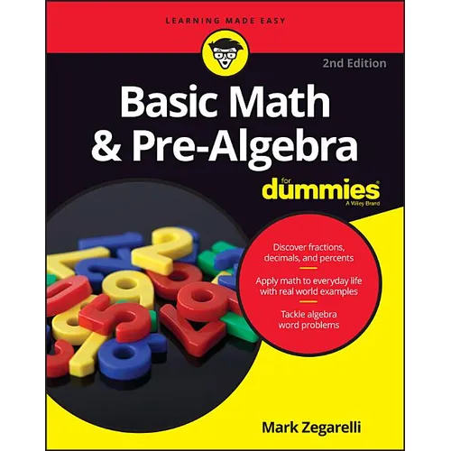 Basic Math & Pre-Algebra for Dummies