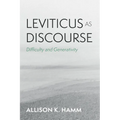 Leviticus as Discourse