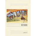 Vintage Lined Notebook Greetings from Wyoming