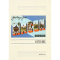 Vintage Lined Notebook Greetings from Macon