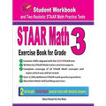 STAAR Math Exercise Book for Grade 3: Student Workbook and Two Realistic STAAR Math Tests