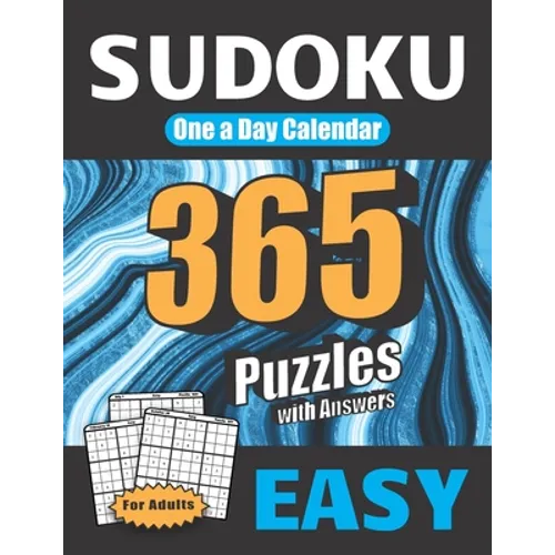 Sudoku One a Day Calendar: for Adults Easy 365 Puzzles with Answers