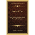 Sparks Of Fire: And Other Thoughts About Things That Matter