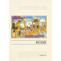 Vintage Lined Notebook Greetings from Fargo, North Dakota