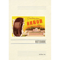 Vintage Lined Notebook Greetings from Akron