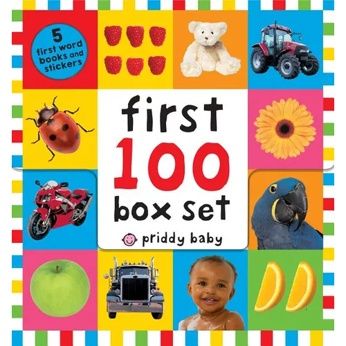 First 100 Paperback Box Set (5 Books): Animals, Trucks, Words, Numbers, Colors ABC Numbers: First 100 Words; First 100 Animals; First 100 Trucks and T