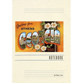 Vintage Lined Notebook Greetings from Athens