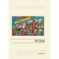 Vintage Lined Notebook Greetings from Delaware, Water Gap, Pennsylvania