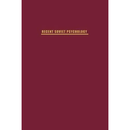 Recent Soviet Psychology