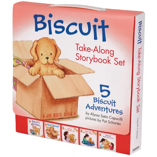 Biscuit Take-Along Storybook Set: A Box of 5 Books Plus Activity Pages for Dog Lovers